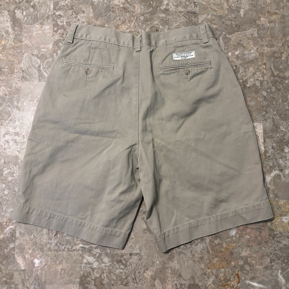 Polo Ralph Lauren Prospect Shorts Mens 32 Khaki Tan Chino 8.5" Cotton Twill - Picture 6 of 10